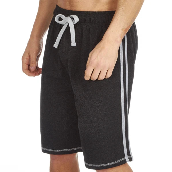 Cargo Bay Mens Short Sleeve Lounge Set with Contrast Stripe
