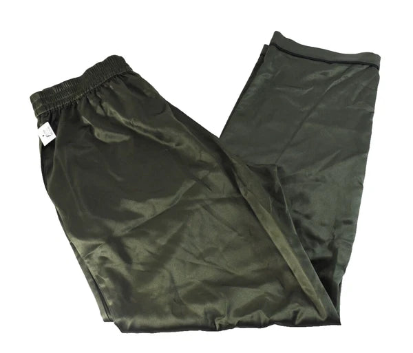 INC Mens Satin Pajama Set New L Green 2 pc Sleepwear Loungwear Night Suit PJ