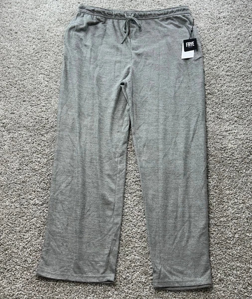 Frye Mens Gray Pajama Set XL Polyester Blend Shirt & Pants
