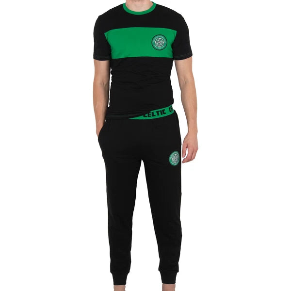 Celtic FC Mens Pyjamas Long Premium Set OFFICIAL Football Gift