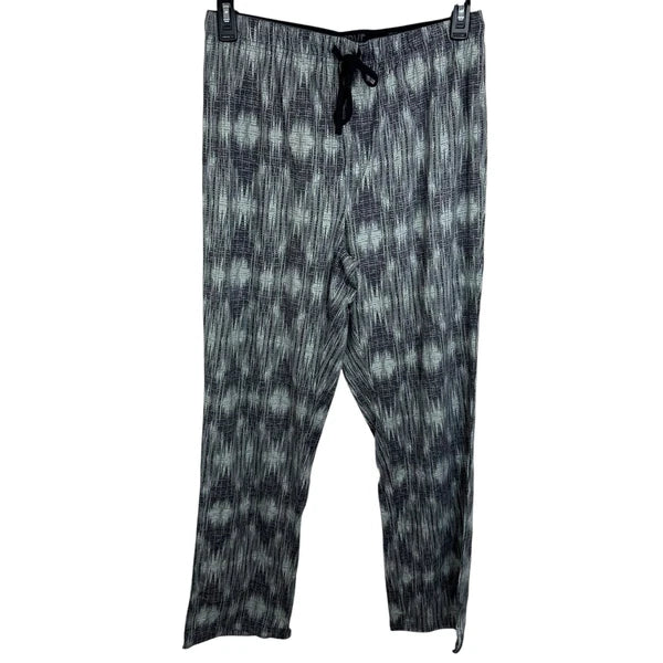 FRYE Gray & White Pattern Notched Premium Pajama SET Men's XL Soft NWT