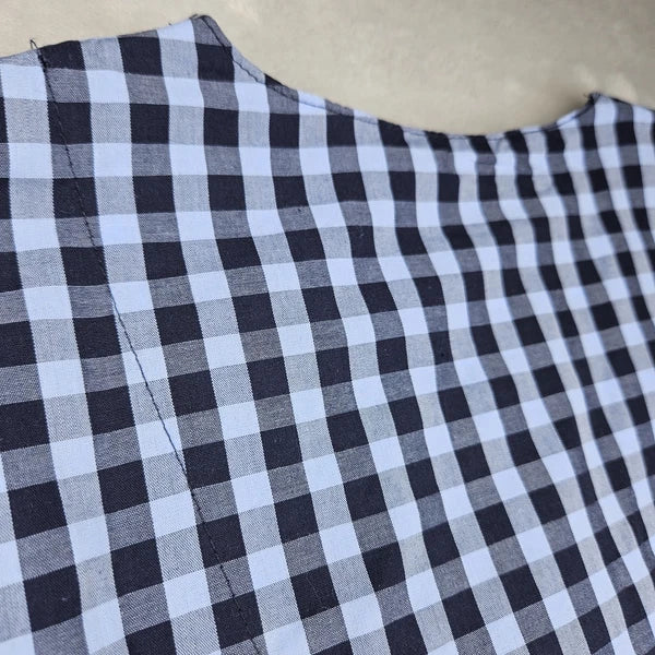 Majestic International Unisex Pajama Top And Short Set Size Small Blue Plaid