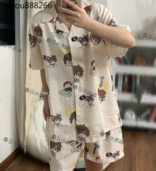 Identity Ⅴ Naib Subedar Anime T-shirt Shorts Pajamas Household Clothes Suit
