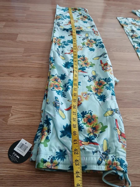 Batman with Hawaiian Print Men's Pajama Set, Size L, New with Tags