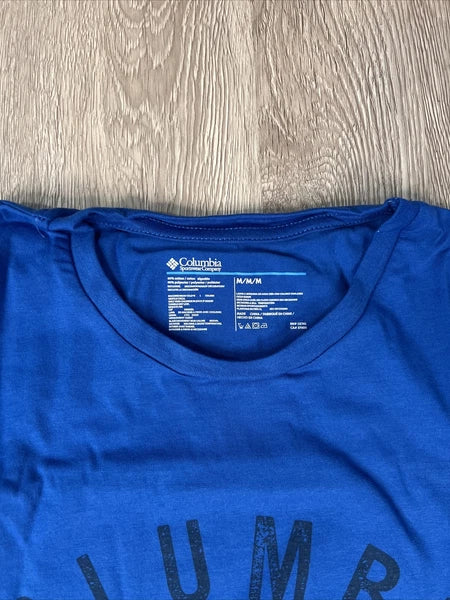 Columbia Mens Blue Pajama Set - Pants & Shirt - NWT Size Medium Papa Bear
