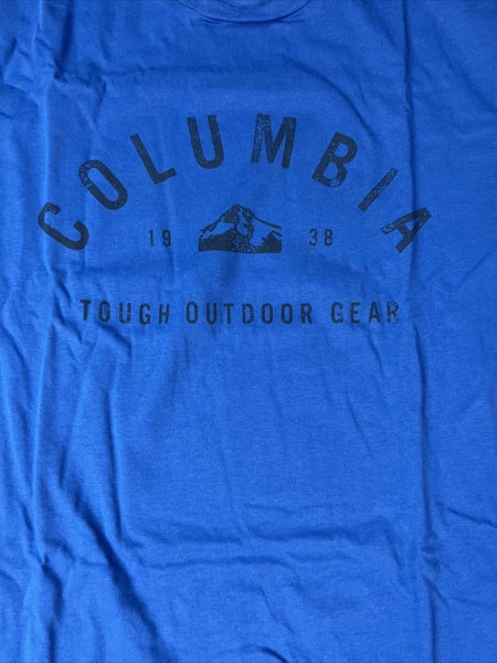 Columbia Mens Blue Pajama Set - Pants & Shirt - NWT Size Medium Papa Bear