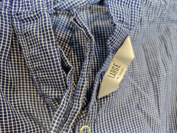 Christian Dior Pajamas Blue Mens Size L Set