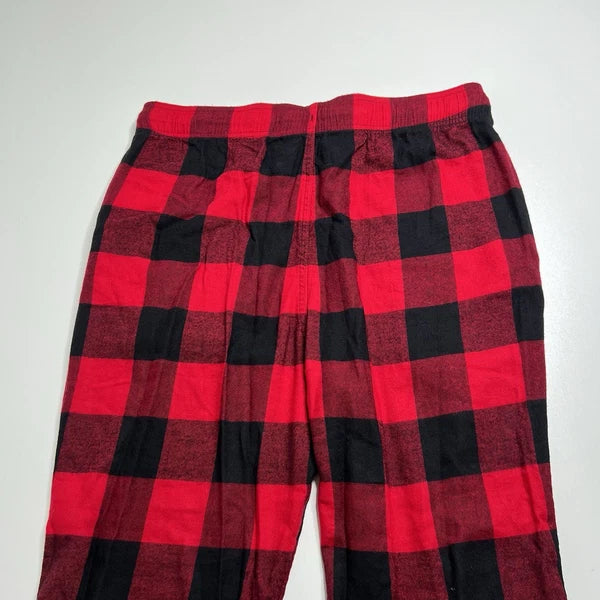 Hollister Mens Pajama Set - Pants and T-Shirt - Red, Black - Size L