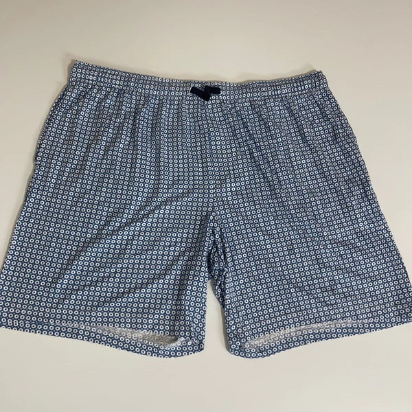 Club Room Men's Blue Cotton Short Sleeve Stretch Shirt Pajama Set XXL