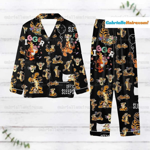 Disney Tigger Pajamas, Winnie The Pooh And Tigger Pajamas Set, Tigger Cartoon Ho