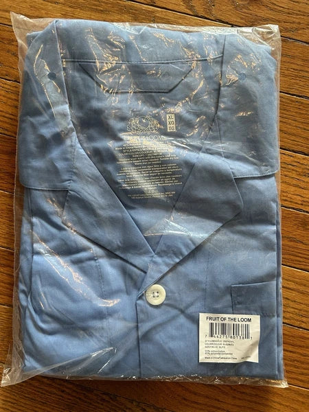 Fruit of the Loom Pajama Set Men's Size XL Blue, L.Blue, Check, and Stripe New