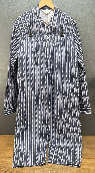 John Robshaw Pajama Set Set Men’s L Large Quality Southwest Blue Striped