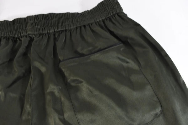 INC Mens Satin Pajama Set New L Green 2 pc Sleepwear Loungwear Night Suit PJ