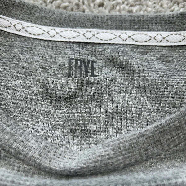Frye Mens Gray Pajama Set XL Polyester Blend Shirt & Pants