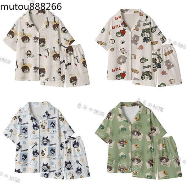 Identity Ⅴ Naib Subedar Anime T-shirt Shorts Pajamas Household Clothes Suit