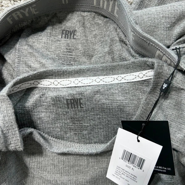 Frye Mens Gray Pajama Set XL Polyester Blend Shirt & Pants