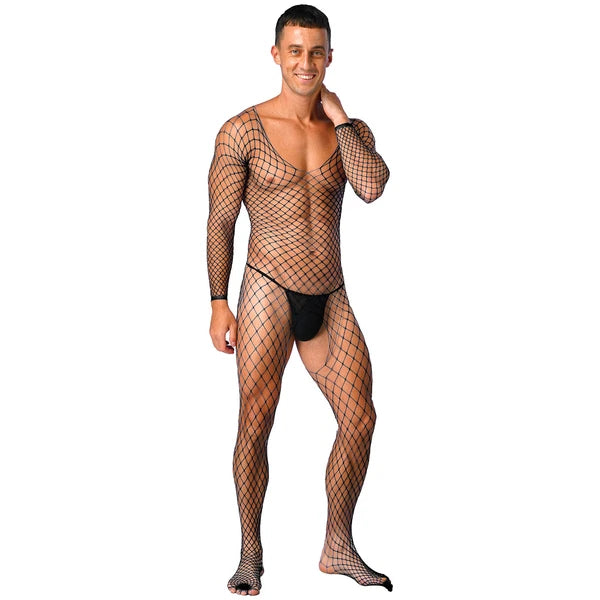 Mens Nightwear Satin Silk Pajama Set  long Sleeve and hat Sleepwear Nightgown