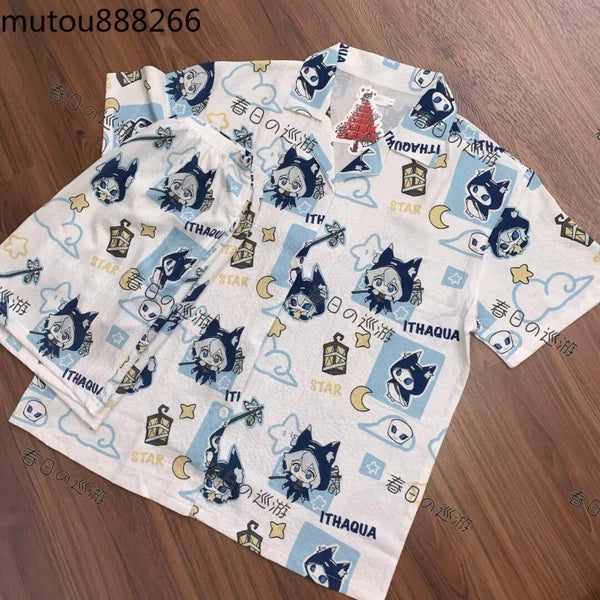 Identity Ⅴ Naib Subedar Anime T-shirt Shorts Pajamas Household Clothes Suit