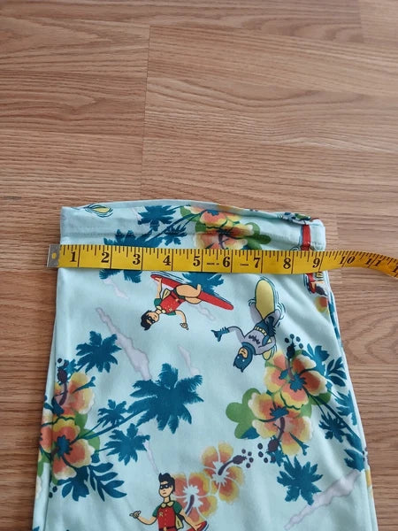 Batman with Hawaiian Print Men's Pajama Set, Size L, New with Tags
