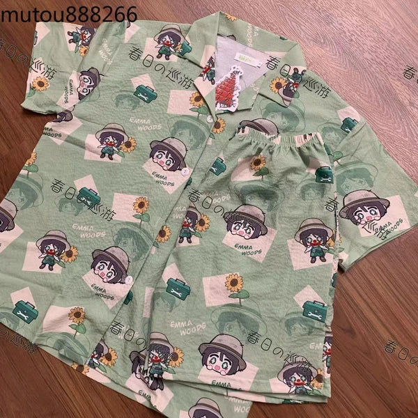 Identity Ⅴ Naib Subedar Anime T-shirt Shorts Pajamas Household Clothes Suit