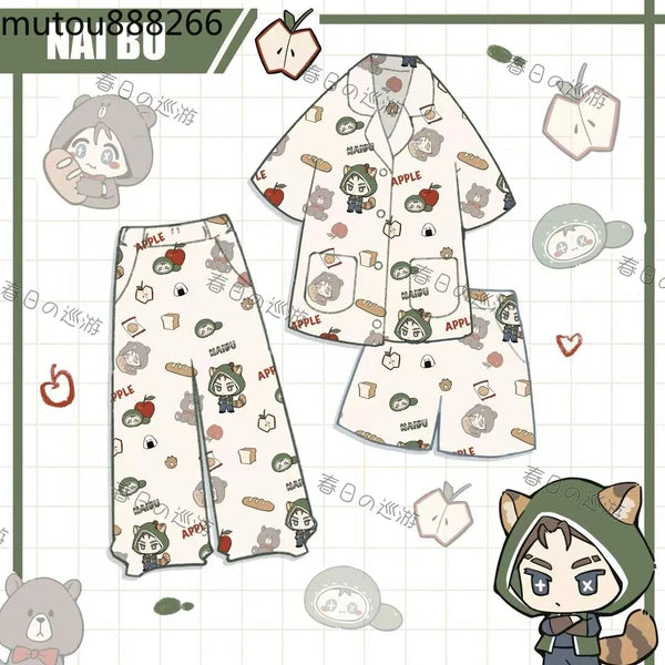 Identity Ⅴ Naib Subedar Anime T-shirt Shorts Pajamas Household Clothes Suit