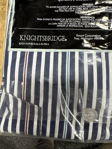 Knightsbridge Mens Algodon poly Two Piece Pajamas Xl nwt