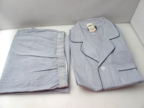Lord & Taylor Men's Pajamas Size L NEW Long Sleeve and Leg Cotton Poly