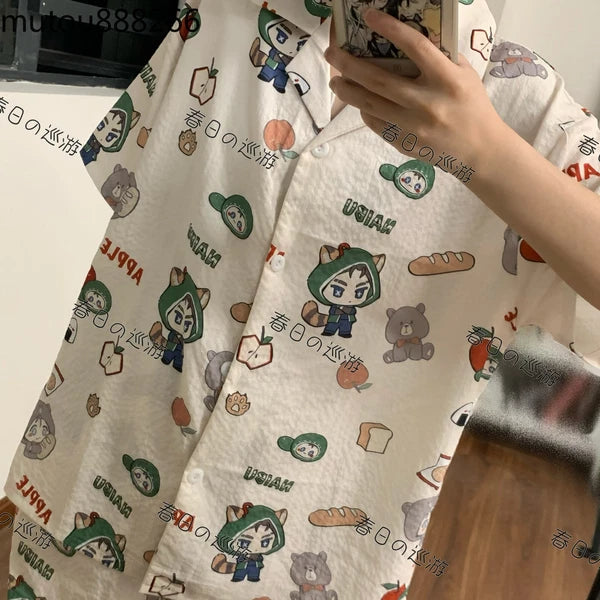 Identity Ⅴ Naib Subedar Anime T-shirt Shorts Pajamas Household Clothes Suit