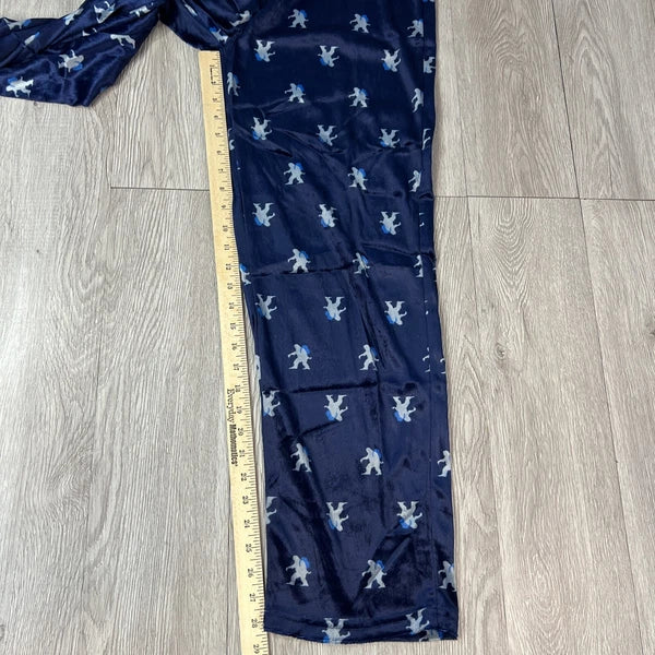 Columbia Mens Blue Pajama Set - Pants & Shirt - NWT Size Medium Papa Bear