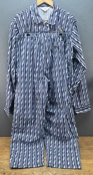 John Robshaw Pajama Set Set Men’s L Large Quality Southwest Blue Striped